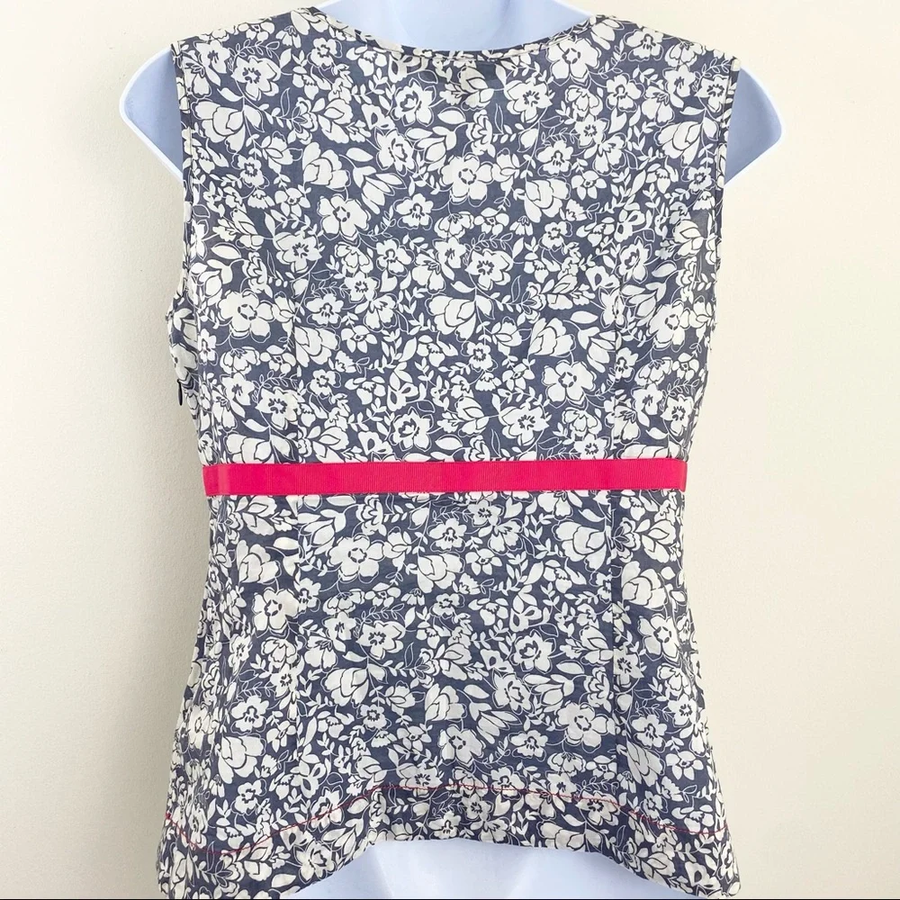 Boden women’s floral sleeveless top size 10 - Picture 4 of 12